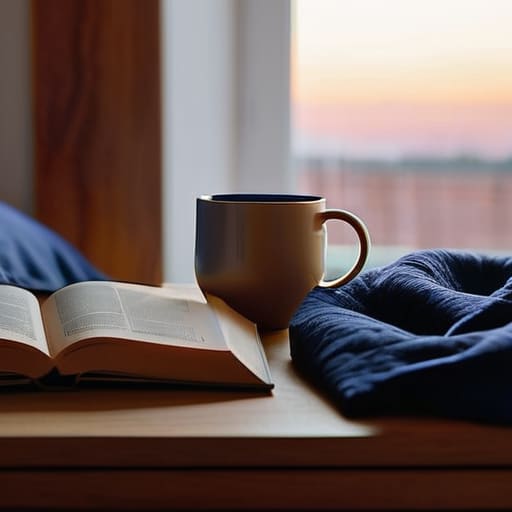 A Digital Detox Before Bed in a Quiet Corner