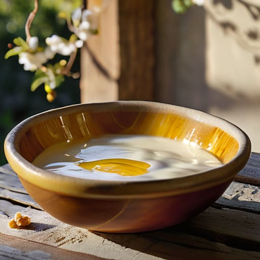 The Greek Yogurt Ritual with honey.