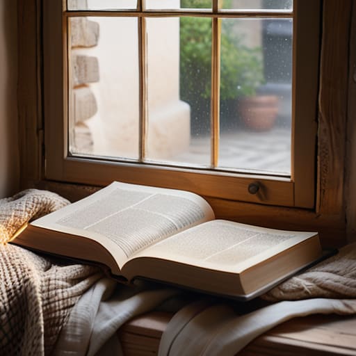 Cozy linen cushions at The Window Seat Sanctuary.