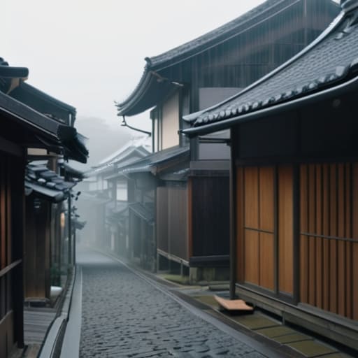 Morning Mist and Miso in Kanazawa.