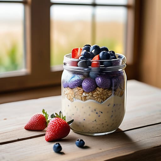 Creamy Overnight Oats with a Coastal Twist.