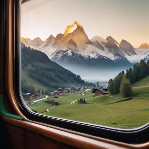 Scenic Train Landscapes Europe Watching the World Unfold
