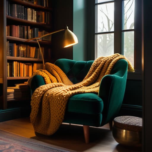 The Corner of Soft Shadows reading nook.