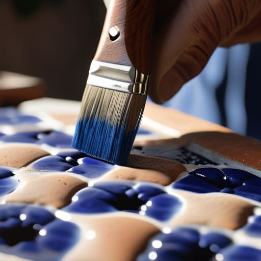The Human Touch in Every Hand Painted Ceramic Tiles Detail