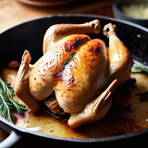 Roasting chicken, The Final Ritual.