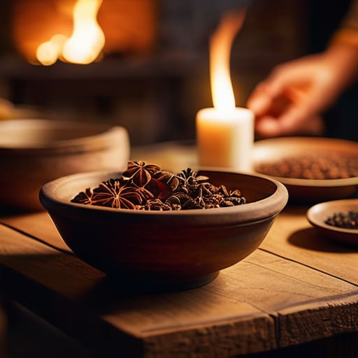 The Lingering Taste of Tradition at feasts.