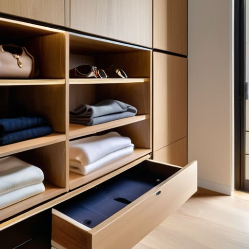 Organizing clothes in The Space Between the Hangers.