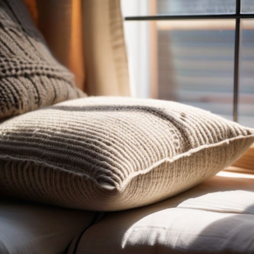 Cozy reading nook called The Textile Cocoon.