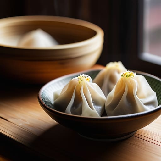 The Process of Making Oriental Dumplings