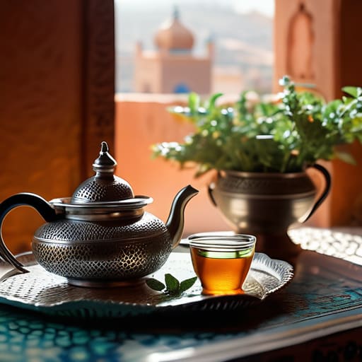 The Art of Traditional Maghreb Tea Preparation.