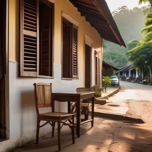 The Hum of Luang Prabang morning stillness.