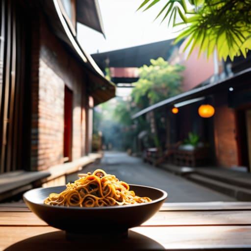 Chaos and Comfort in Chiang Mai alleys.