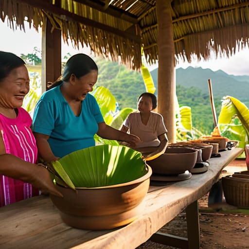 The Bayanihan Spirit in Festivals and Shared Plates.