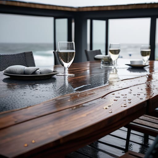 Weatherproof dining furniture that withstands the seasons.