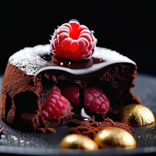 Assorted decadent chocolate desserts.