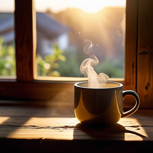 Cortisol reduction techniques in the morning light.